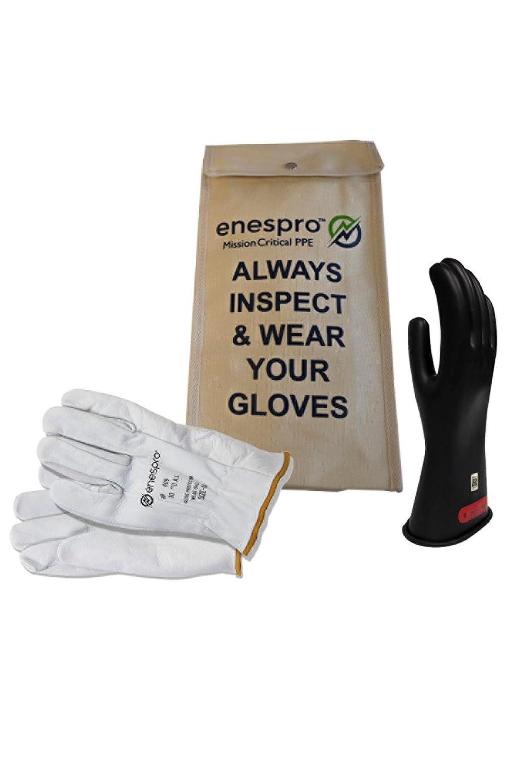 Enespro Class 0 Black Rubber Voltage Insulating Glove Kit Review