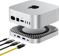40Gbps Aluminum Hub & Stand for Mac Mini M4/M4 Pro - NVMe Expansion