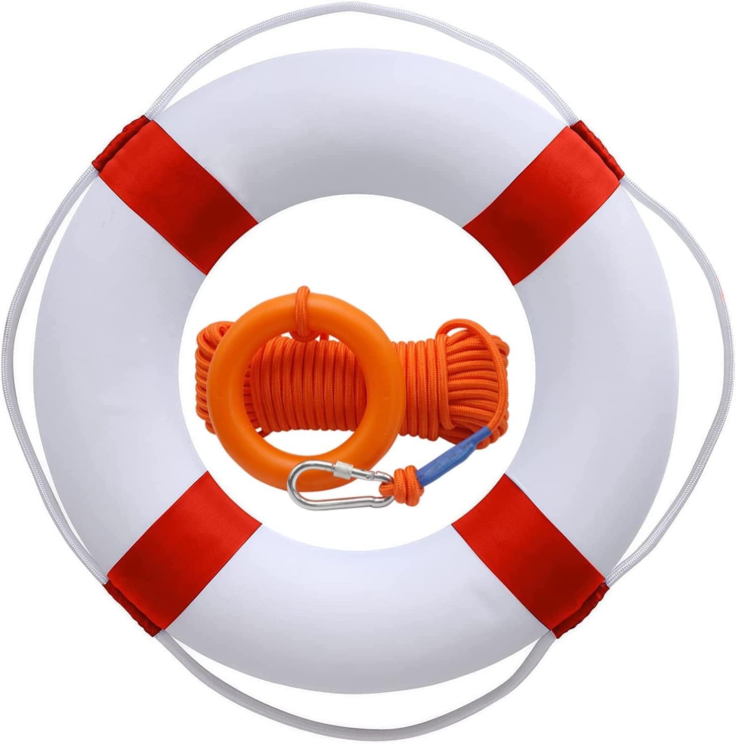 20 Inch Pool Safety Life Preserver Throw Ring Buoy for Swimming