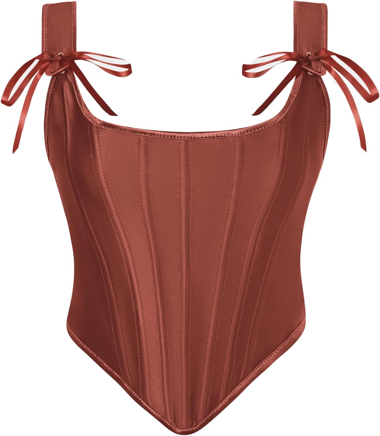 Scarlet Darkness Corset Tops for Women Renaissance Boned Overbust