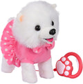 Electronic Singing Walking Plush Dog Toy - Interactive Remote Control