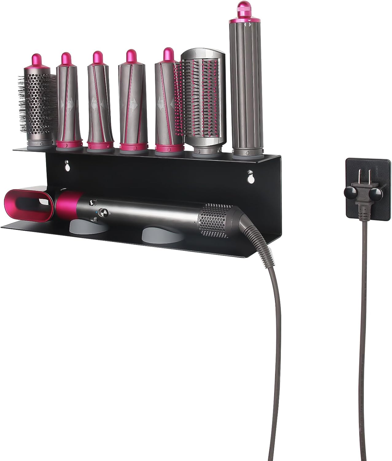 Dyson Airwrap Styler Holder | 7-Slot Organizer, Black