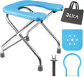 BLIKA U Shaped Portable Toilet for Camping - Sturdy Foldable Potty