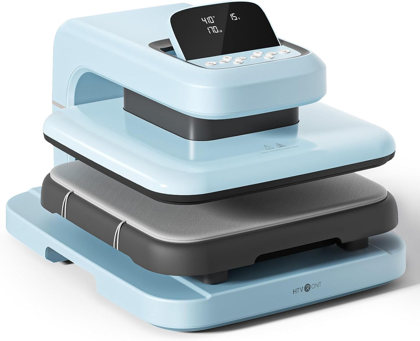 HTVRONT Auto Heat Press 2 - Fast Heating 15x15 Machine for T Shirts