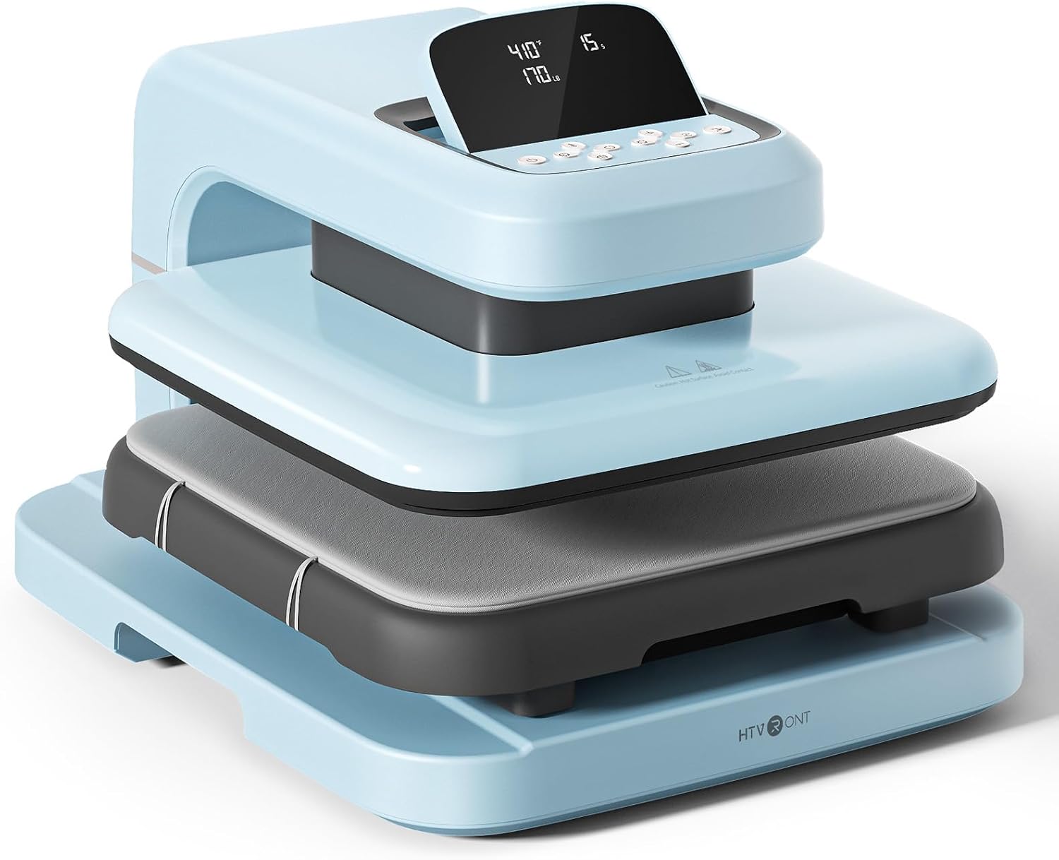 HTVRONT Auto Heat Press 2 - Fast Heating 15x15 Machine for T Shirts
