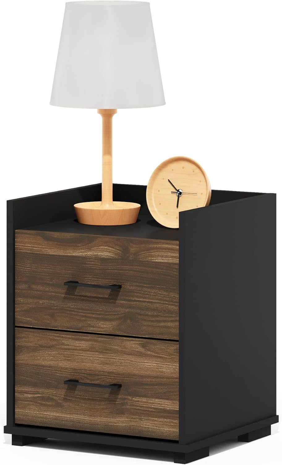 Furinno End Side Night Stand Modern Bedroom Bedside Table