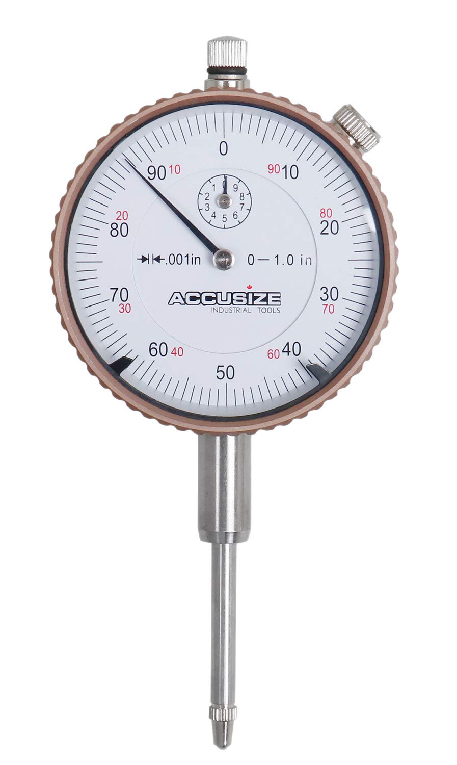 Accusize Industrial Tools 0-1ft' Dial Indicators for Precision