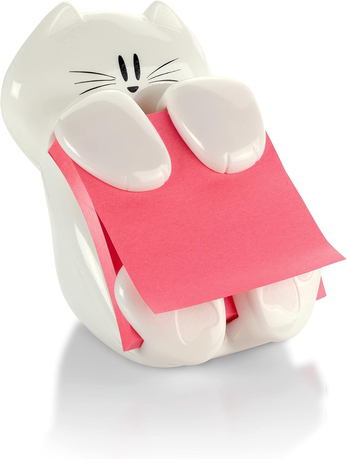 Adorable Cat Design Post-it Pop-up Dispenser - Organize in Style!