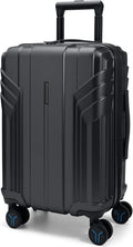 Expandable Carry On Luggage 22x14x9 - Lightweight 100% PC Carry-On