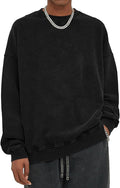 Mens Oversized Hoodies Vintage Acid Wash Pullover (Style 3LPK)