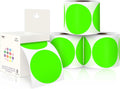 PARLAIM 3Color Coding Labels Stickers - 2000 Fluorescent Green Dots