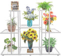 3 Tier 8 Potted Metal Large Plant Stand for Indoor Outdoor - Stylish