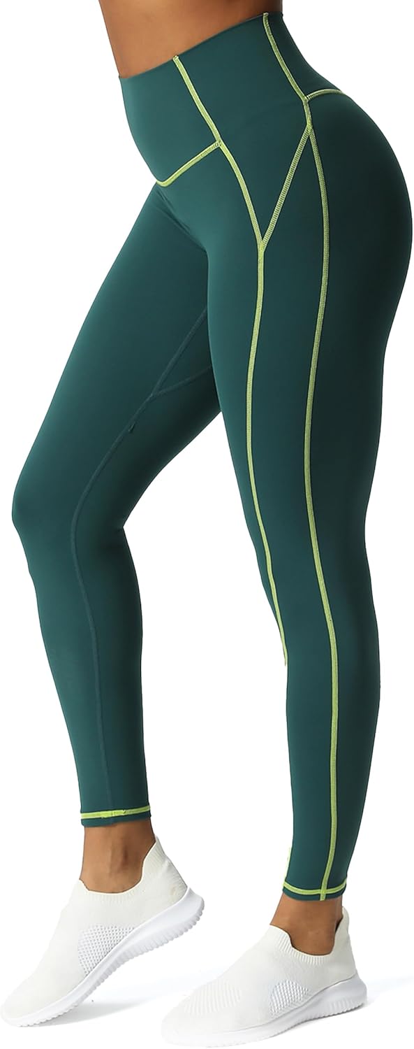 Aoxjox Workout Leggings for Women - High Waisted Yoga Pants
