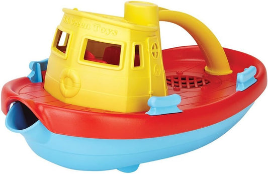 BPA-Free Green Toys Tugboat for Safe Bathtime Fun