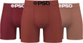 PSD Underwear Mens Boxer Briefs - Solid Basics Mid Length