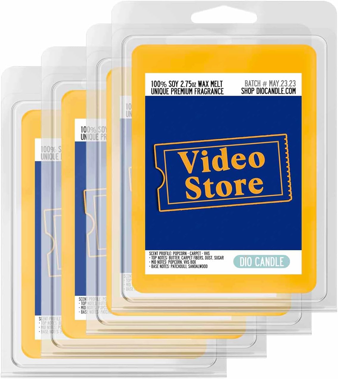 Video Store Scented Wax Melts - Nostalgic Popcorn Aroma