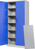 Metal Garage Storage Cabinets with Lock Door and Adjustable Shelves