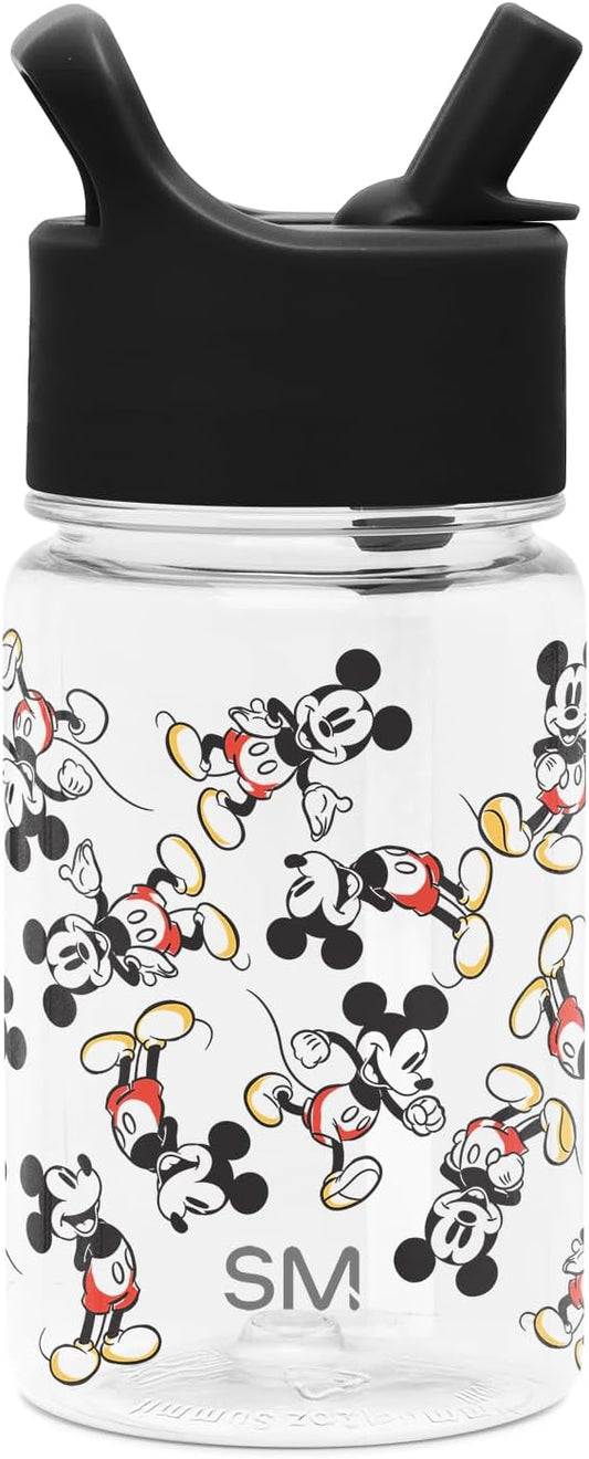 BPA-Free Mickey Mouse Kids Water Bottle | Leak-Proof Straw | Durable 12oz Cup