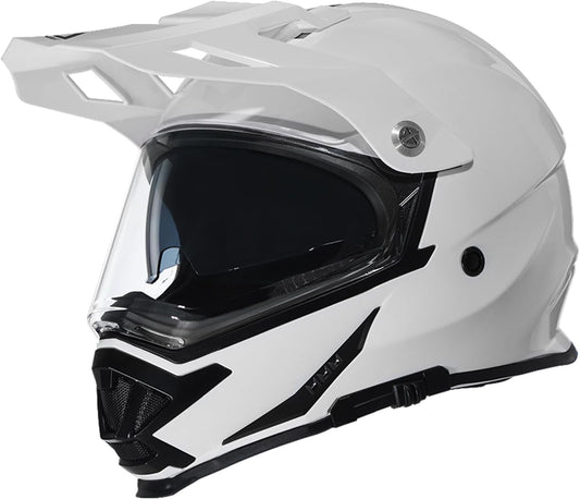 TRIANGLE Dual Sport Motorcycle Helmet with Sunshield for Safety