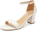 Women's Heeled Sandals Wide Width 2.5 in Chunky Heel - Dress Shoe