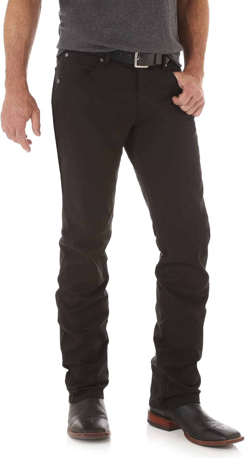Wrangler Mens Retro Slim Fit Straight Leg Jean for Modern Style