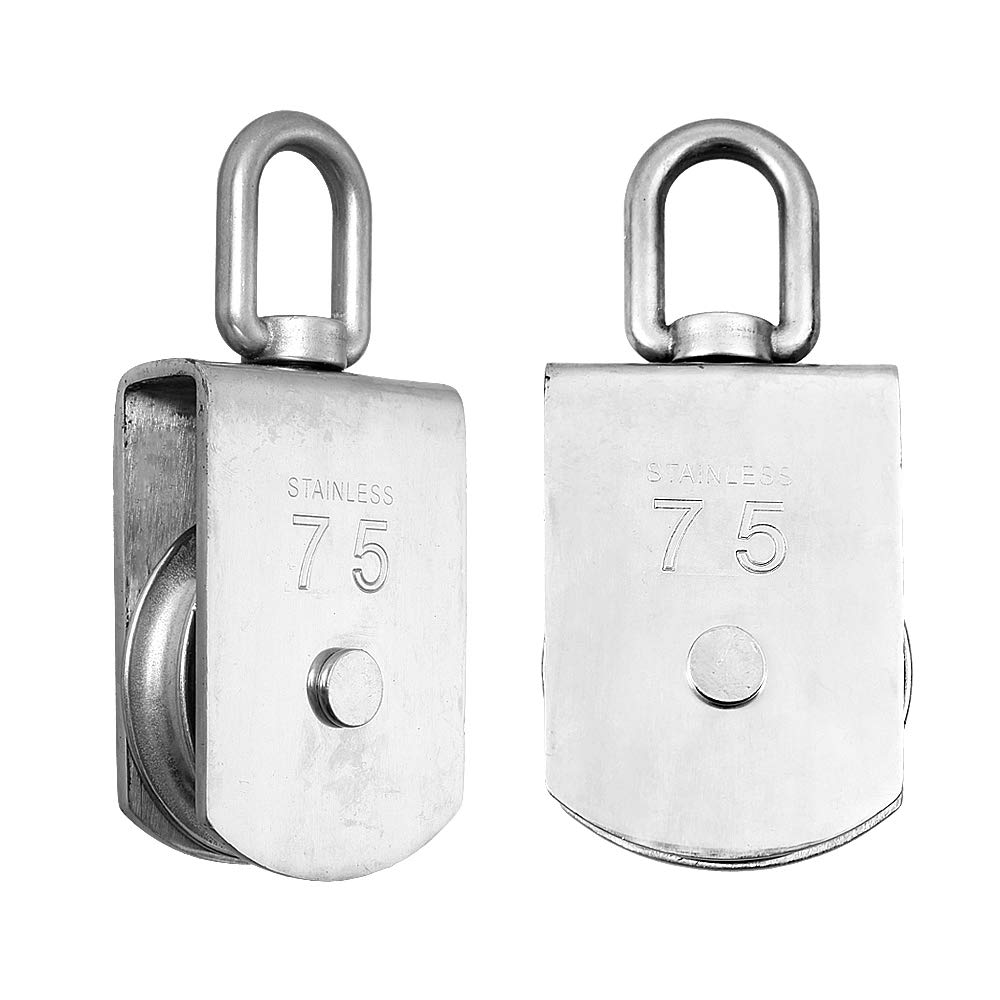 Rocaris M75 Heavy Duty Single Pulley Roller for Lifting Tasks