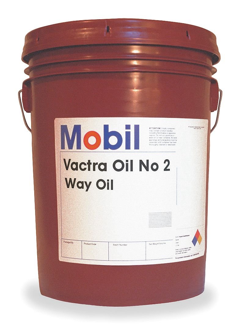 Mobil Vactra No. 2 Way Oil, 5 gal, ISO 68 for Precision Machines