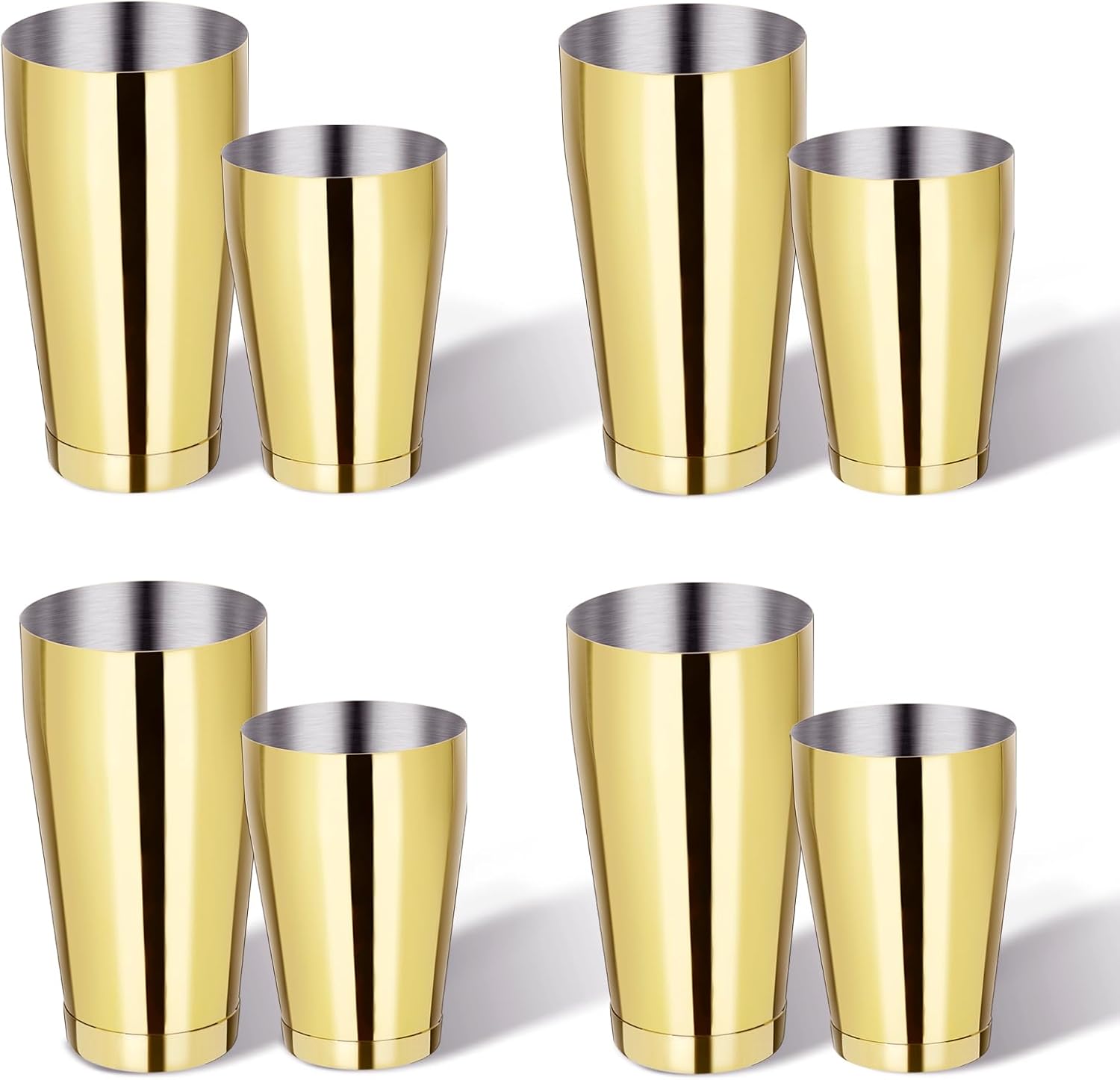 8 Pcs Cocktail Shaker Set for Professional Bartenders and Beginners