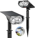 Linkind Solar Outdoor Lights Motion Sensor Spotlights - Bright 800 Lm