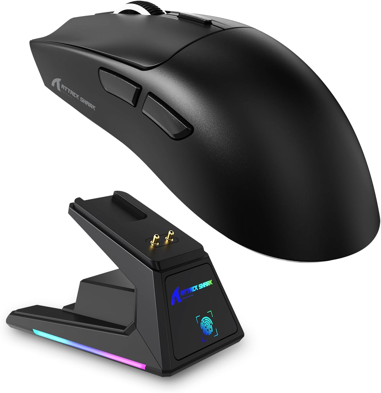 ATTACK SHARK X1 Wireless Gaming Mouse with RGB Dock and Features