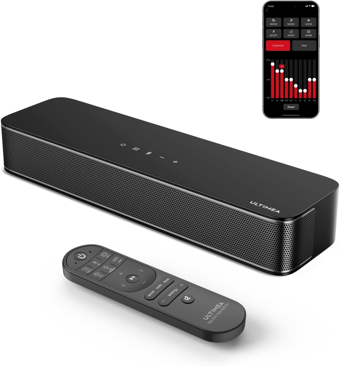 Immersive Sound Experience: ULTIMEA 2.1 Sound Bar