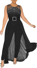 One Piece Elegant Overlay Jumpsuit - Dressy Sexy Bodycon Romper