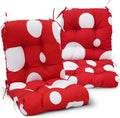 EAGLE PEAK Tufted Outdoor/Indoor Seat and Back Cushions - Set of 2
