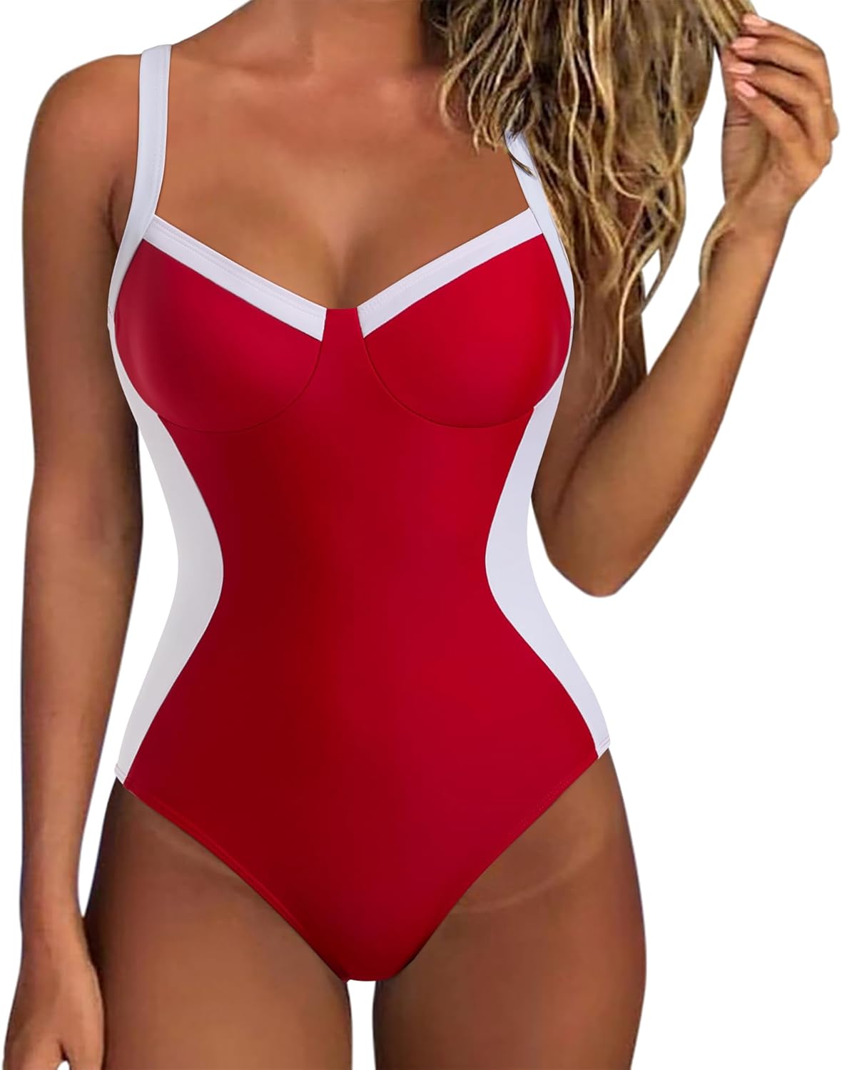 SUUKSESS Womens Tummy Control One Piece Swimsuit for All Sizes
