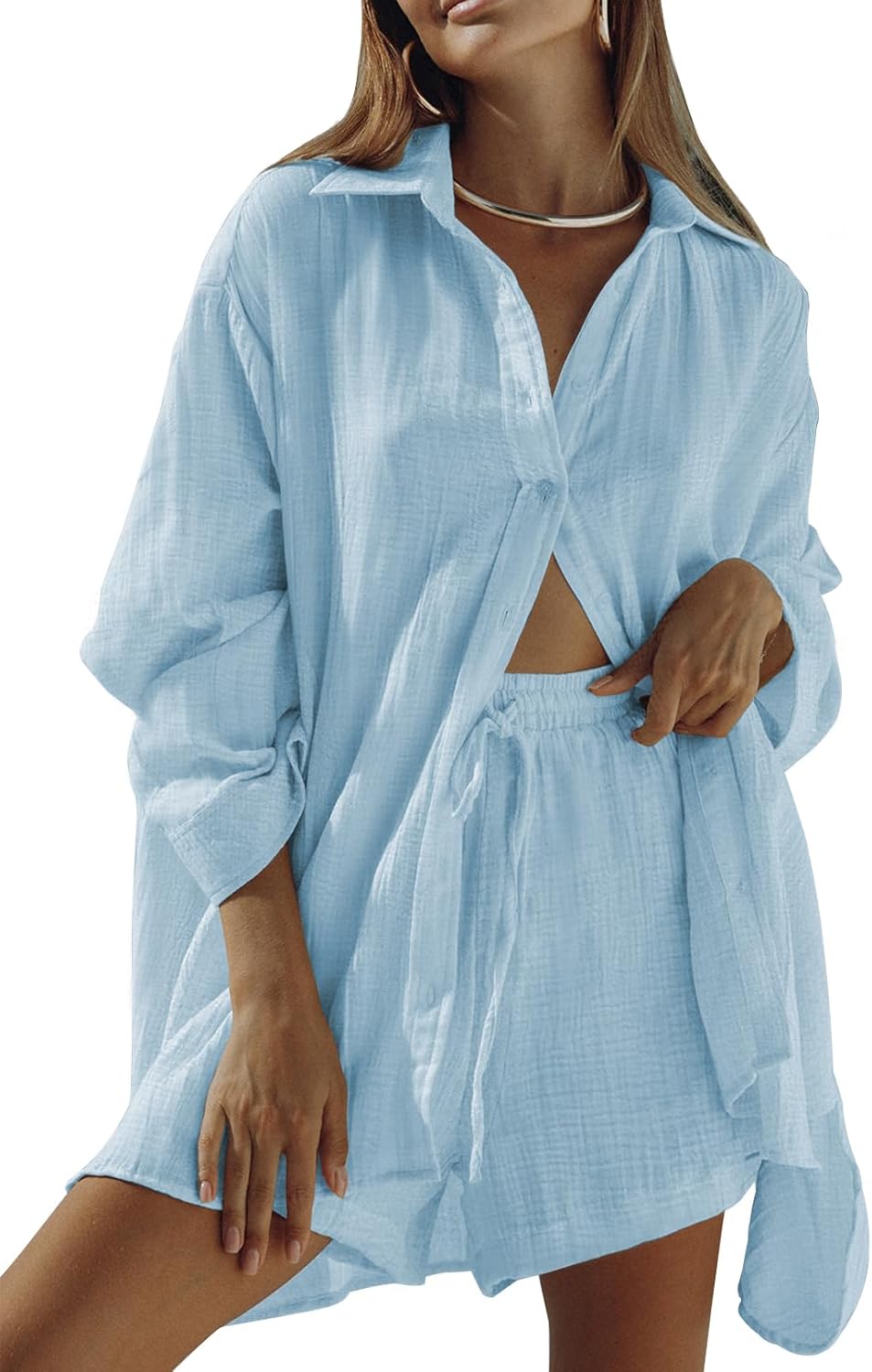 Fixmatti Women 2 Piece Outfits for Casual Summer Style