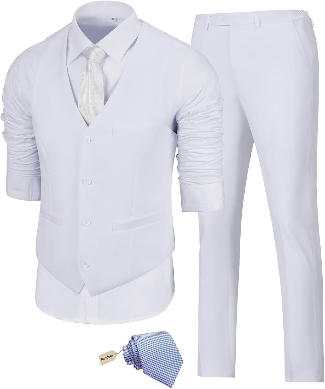 Men's Slim Fit 2 Pieces Suit Set for Weddings and Parties