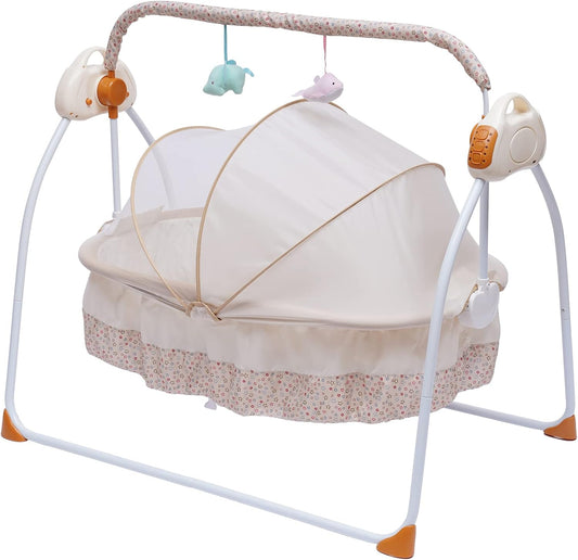Adjustable Speed Baby Swing with Remote Control