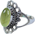 Solid 925 Sterling Silver Ring for Women - Handcrafted Black Onyx