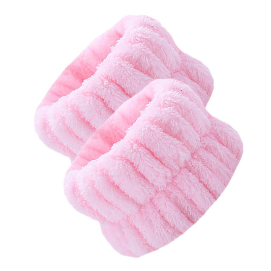 Coral Fleece Spa Wristbands - Ultimate Absorbency