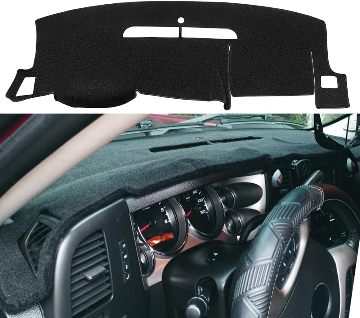 Custom Fit Dash Cover for Chevy Silverado 1500 2007-2013 Models