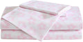 Silky Smooth Retro Daisy Pink Bed Sheets - Queen Size