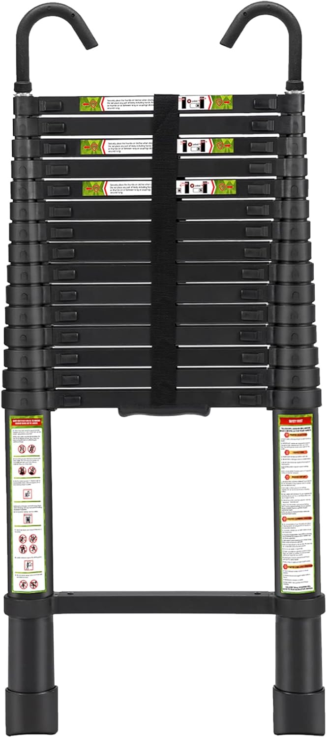 Telescopic Ladder 20.34FT Aluminum Extension Ladder for Safety