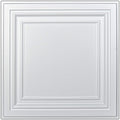 Art3d PVC Ceiling Tiles 2ftx2ft White (48-Pack) - Easy Install