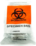 Specimen Biohazard Bags with Extra Pocket 6ftin x 9ftin - Secure