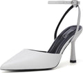 Susanny Heels for Women Stiletto Pointed Toe Kitten Pumps - Dressy