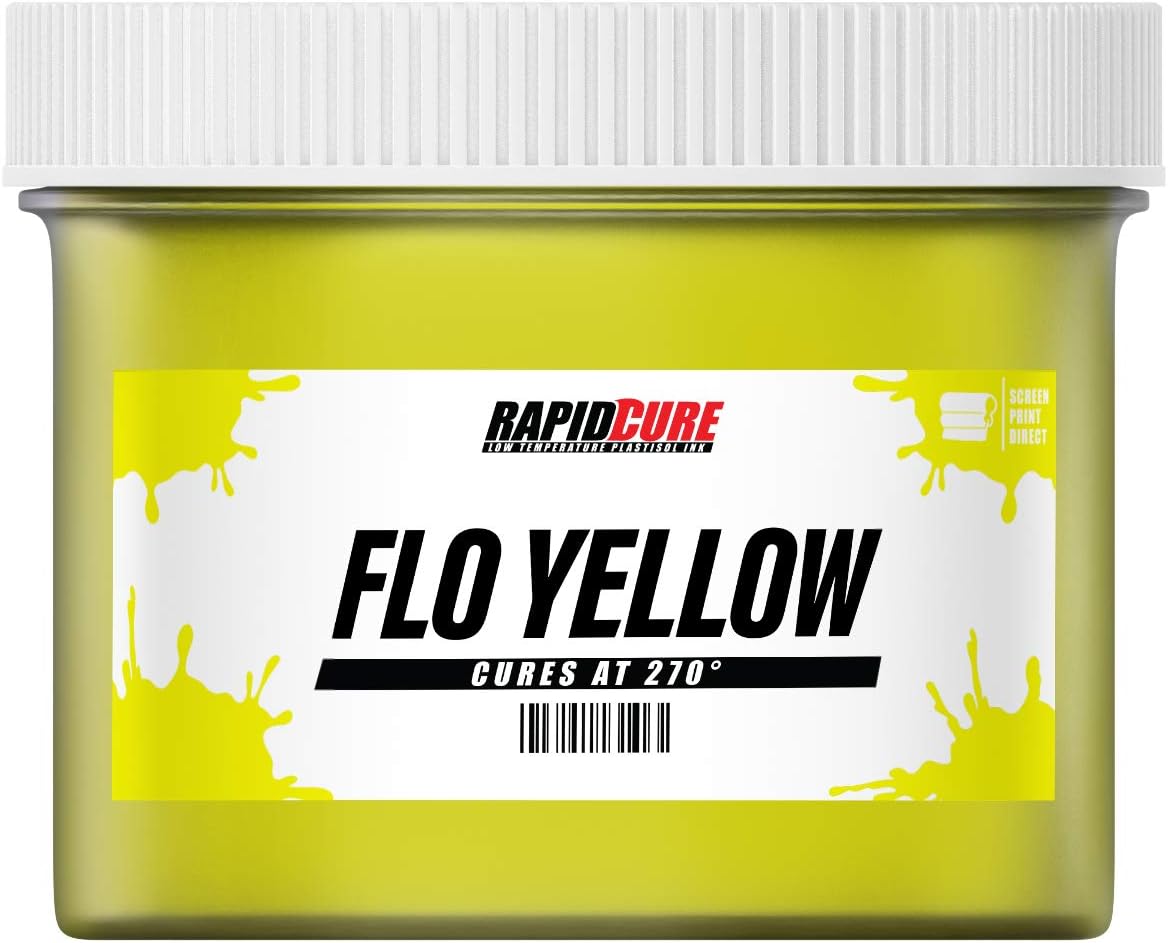Rapid Cure Screen Printing Ink Fluorescent Yellow for Fabrics