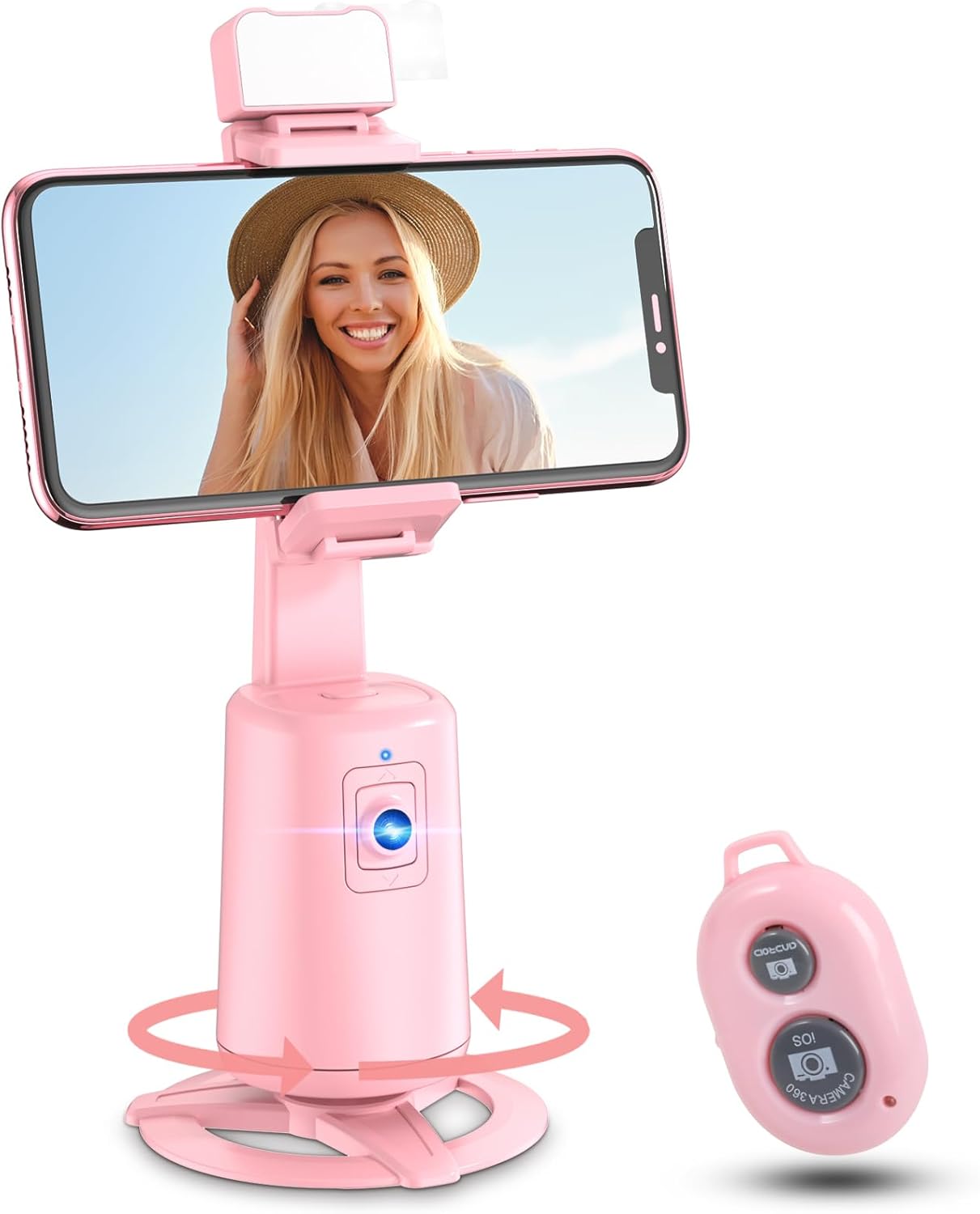Auto Face Tracking Tripod for 360 Rotating Phone Photography