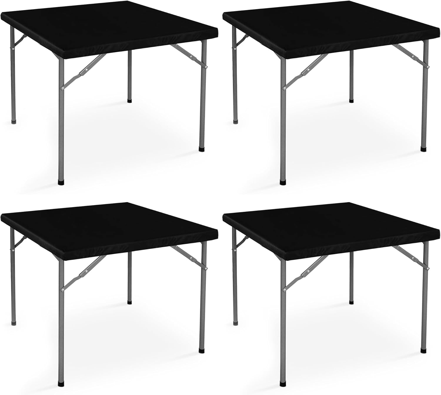Waterproof Vinyl Tablecloth for Square Folding Tables - 48x48 in