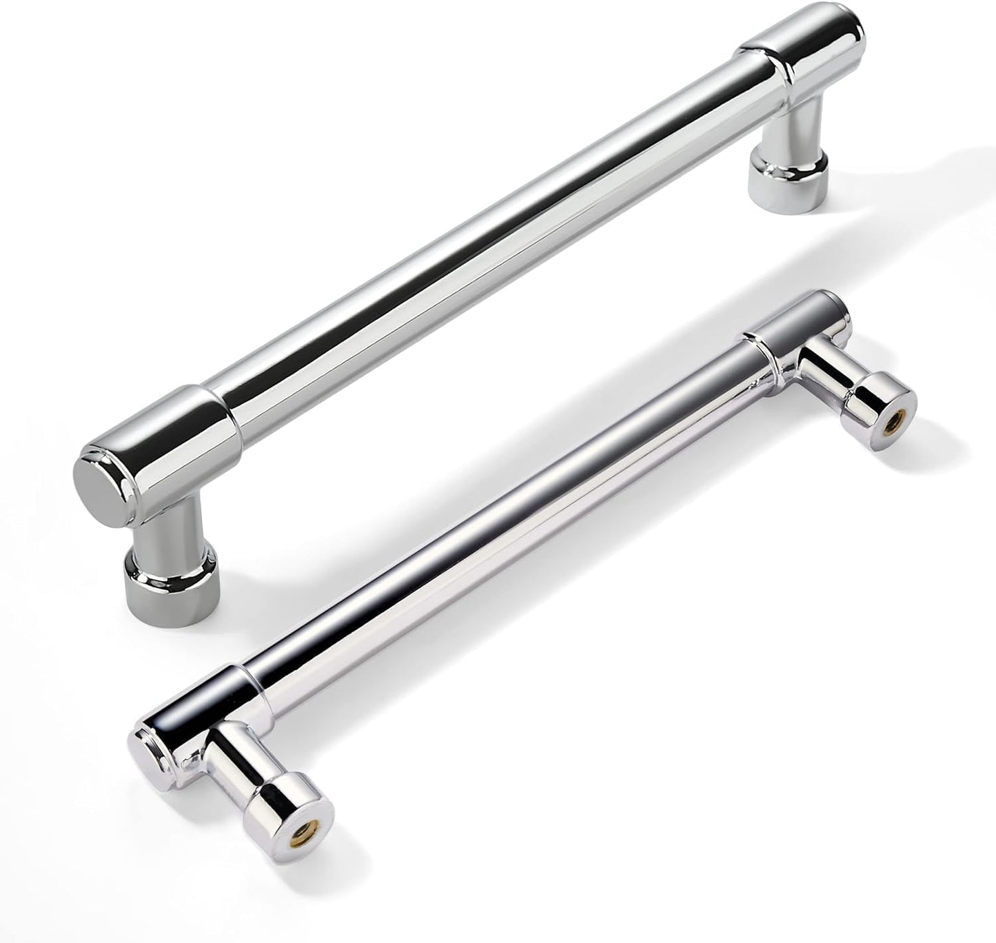 Polished Chrome Cabinet Pulls - 5in Center to Center Handles