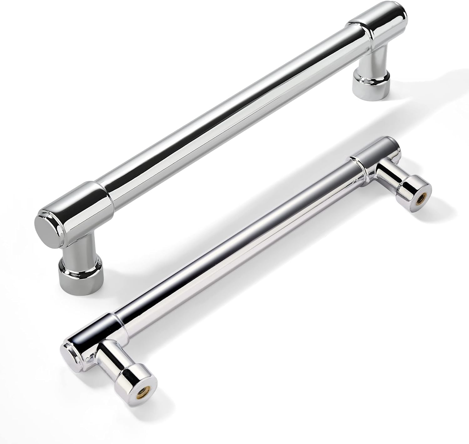 Polished Chrome Cabinet Pulls - 5in Center to Center Handles